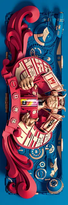 褚 天舒 on Behancebr...给猫扎辫子采集到三维商业海报30图_花瓣_thumbnail