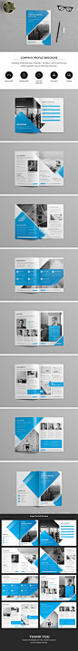 Company Profile Brochure Template - Corporate Brochures