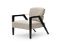 Fabric armchair with armrests V221 | Fabric armchair by Aston Martin