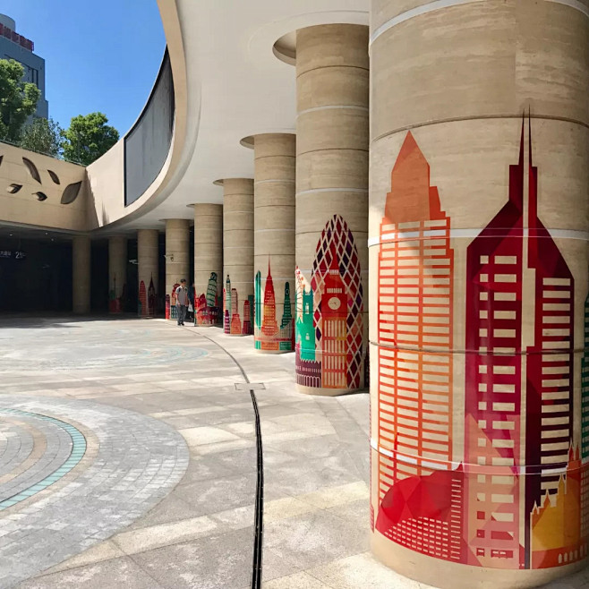 盘活购物中心的公区包柱，你只需施展一些“...