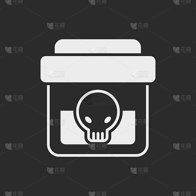毒药图标素材-花瓣网