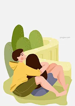 踏青的情侣装饰插画图片大小2231x3131px 图片尺寸858.28 KB 来自PNG搜索网 pngss.com 免费免扣png素材下载！春游踏青插画#恩爱的情侣#卡通的人物#卡通手绘#绿色的树木#植物装饰#