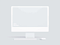 Free iMac 24-inch (2021) Mockup