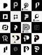 灵感采集⭐300个字母P元素图形logo设计分享 - 小红书