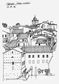 建筑风景线稿_新图网 https://ixintu.com 建筑场景 建筑手绘 场景 建筑线稿 线稿 建筑风景 建筑