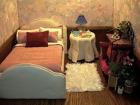 非常温馨惬意的一个小卧室，好稀饭~