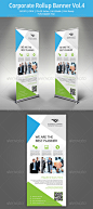 Corporate Rollup Banner - 4 - Signage Print Templates