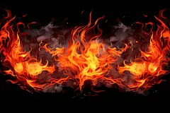 卡通火焰火花火苗火元素