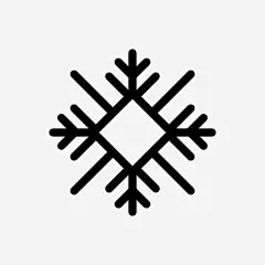 黑色创意手绘雪花图标高清素材 免费下载 页面网页 平面电商 创意素材 png素材