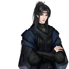 自此月长悬采集到人物免扣【现代 二次元 古风 Q版】