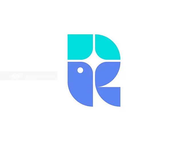 R Bird Logo标识品牌标志鸟标记...