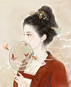 手绘古装 - 堆糖，美图壁纸兴趣社区