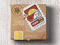 Pizzaria比萨盒包装设计-古田路9号-品牌创意/版权保护平台