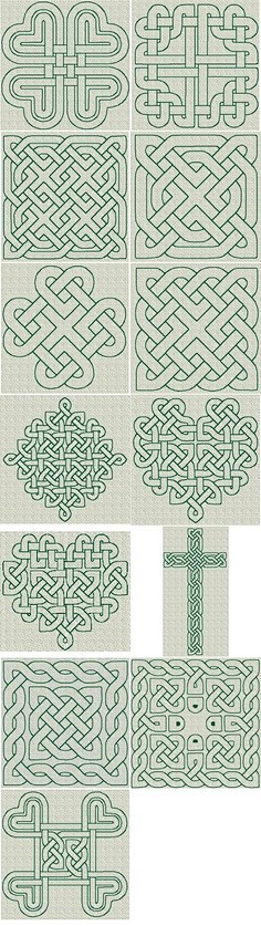 celtic knots and pat...