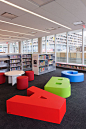 Fort York Branch - Toronto Public Library - children's area A B C letters.