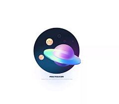 小雀斑斑采集到3D质感图标