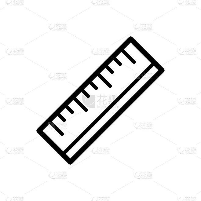 标尺图标矢量设计流行素材-花瓣网