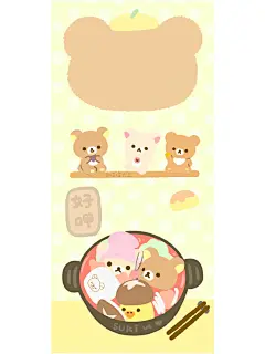 ｜萌萌的轻松熊壁纸 ʕ ˵•ᴥ•˵ ʔ - 小红书
