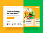 Food order website design tubik