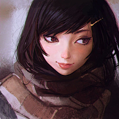 大猫咪酱采集到插画妹子