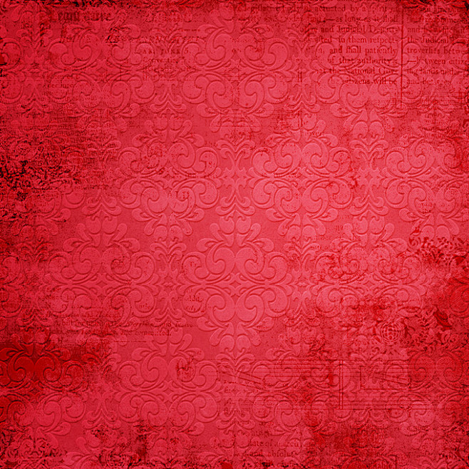 复古怀旧花纹红色纸张背景高清图片