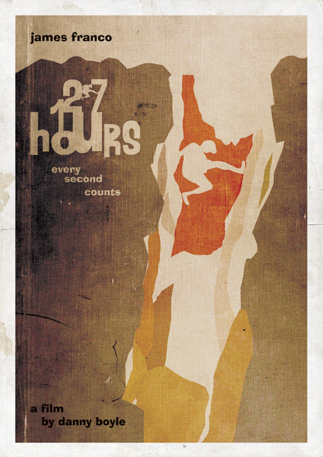 丹尼·博伊尔电影艺术海报欣赏 《127小...