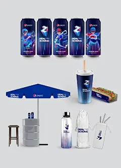 banner campaign design Event gen z graphic design  key visual kv pepsi School Project