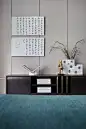 【新提醒】大朴设计 | 173㎡现代轻奢风，优雅孔雀蓝凸显时尚质感-室内设计-拓者设计吧