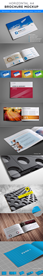 Horizontal Brochure Mock-up on Behance