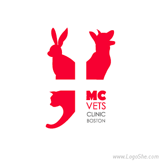 MC兽医Logo设计欣赏