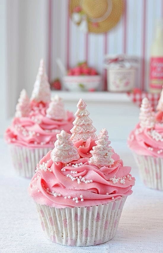  #甜品# 圣诞粉红色甜品