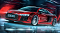 Audi R8 - CGI & Retouching : Full CGI of the Audi R8, a set of personal projects.