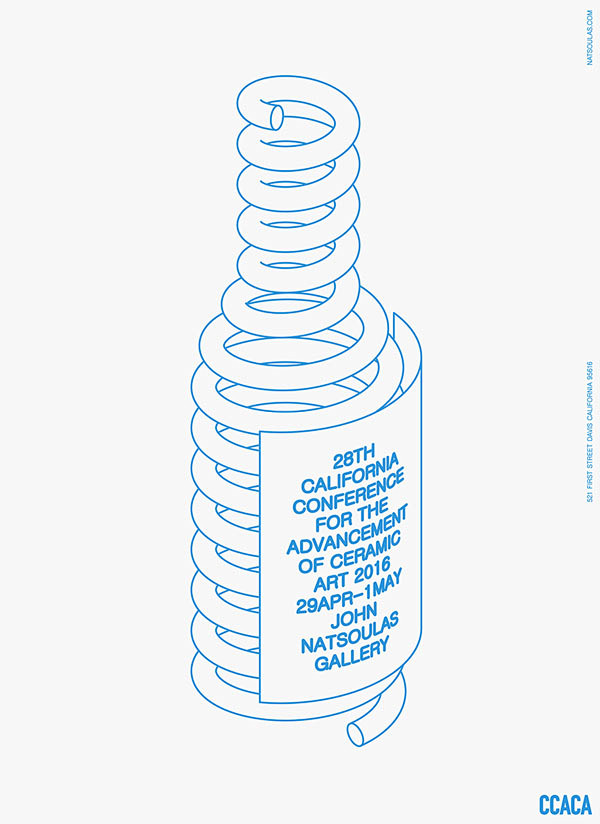 CCACA美国加州陶瓷艺术活动创意海报设...