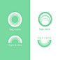 Free Modern Green Circle Logo Vectors