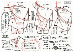 要吃香菜的帅哥采集到衣服皱褶