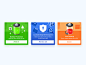 Feature toast toast material design shield ui app applock boost battery illustration