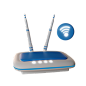 Wifi Router 3D Illustration