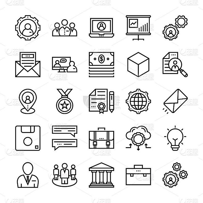 企业矢量图标1