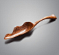 The Leaf Spoon - hand carved from serviceberry wood found in Ohio - $165