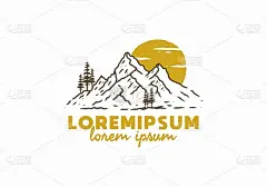 山线艺术与lorem ipsum文本设计