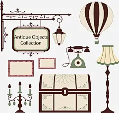 手绘箱子台灯矢量图免抠素材 免费下载 页面网页 平面电商 创意素材 png素材