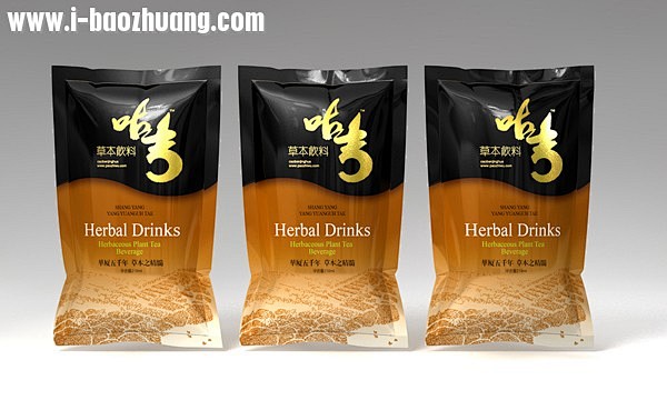 国内咕吉植物凉茶包装设计欣赏