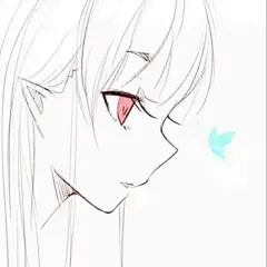 温柔如水的小清新插画女生微信头像图片 | Aladd设计量贩铺