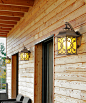 复古室外壁灯欧式户外防水灯具创意美式庭院大门阳台餐厅外墙壁灯-淘宝网