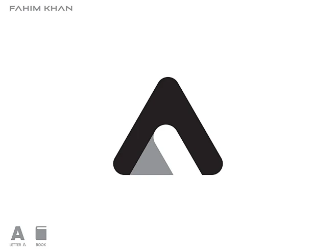 A+ Book - logo design a b c d e f g h i j k l a letter a monnogram book ...