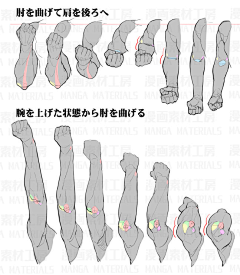 陨星撞击地球采集到实用人体线稿