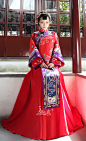 中式婚礼，中国新娘，温婉含蓄大气。