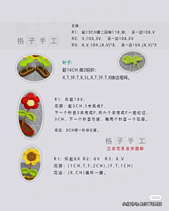 稻草艺人采集到钩织小物件