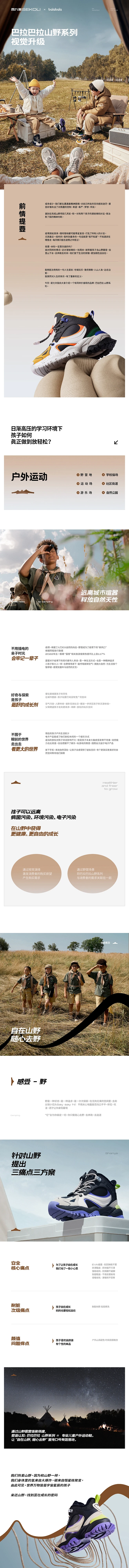 巴拉巴拉山野童鞋超级新品全案 ✖ 西九里...