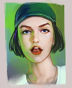 绿色-peterxiao__涂鸦王国插画